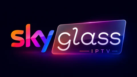 Original SkyGlass IPTV brand logo